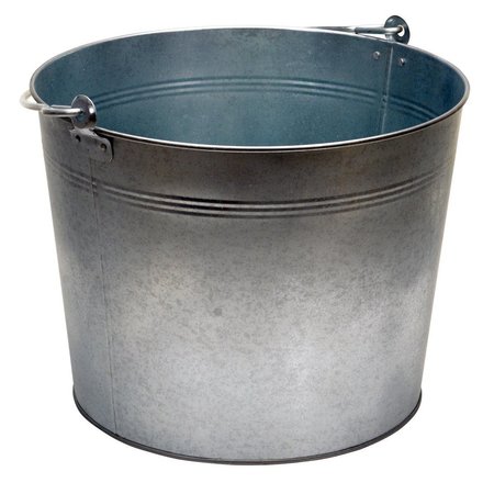 Vestil Galvanized Steel Bucket BKT-GAL-500 5 Gallon Capacity BKT-GAL-500